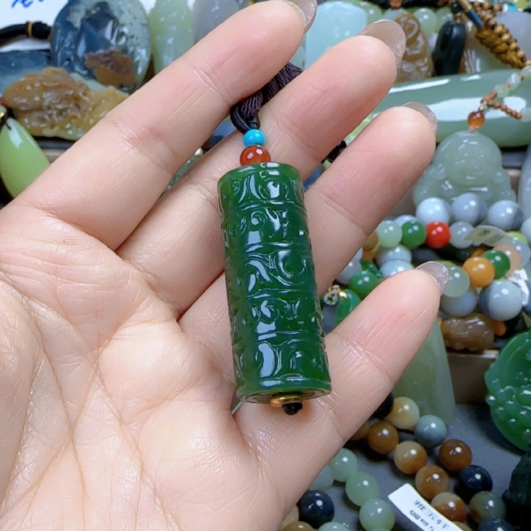 ～***～和田玉未镶嵌颈饰