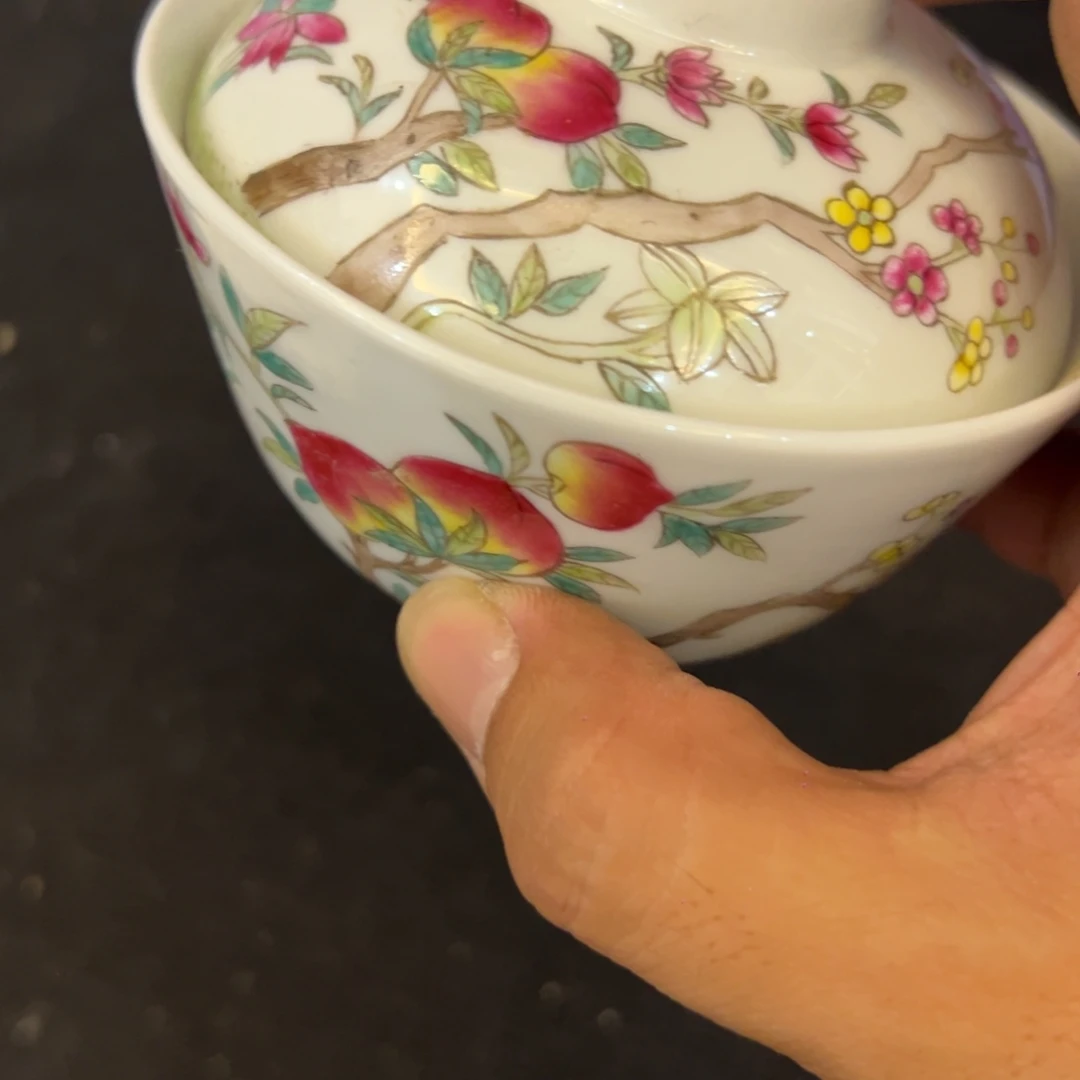 雪***付瓷片瓷器摆件、茶室雅器。