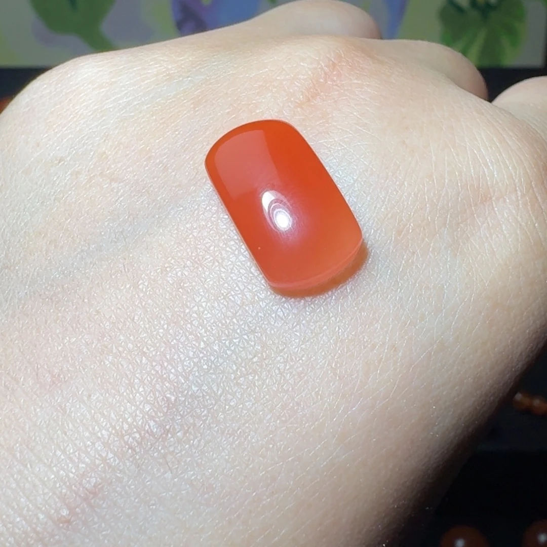 南红玛瑙未镶嵌马鞍戒面