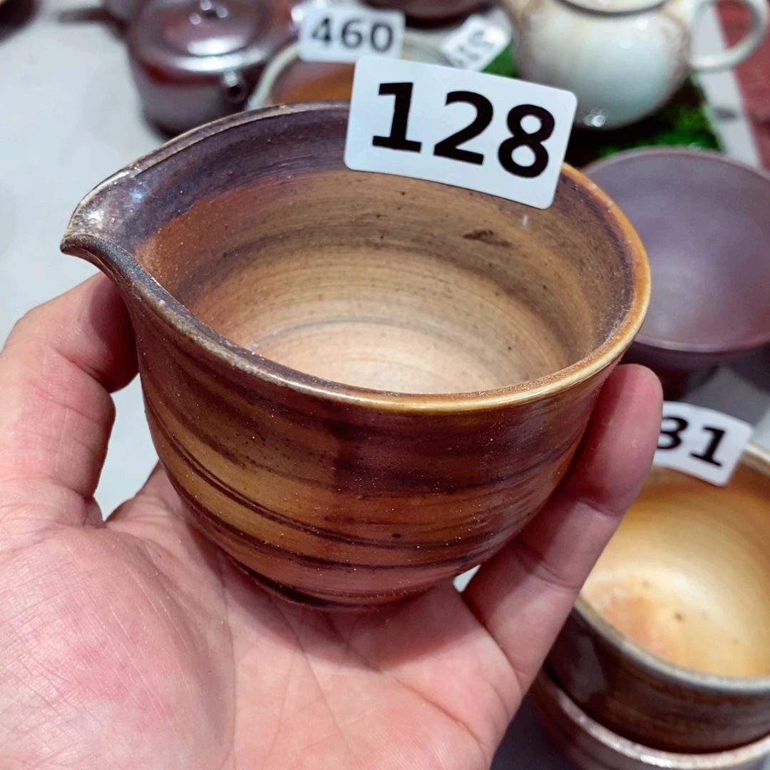 柴烧茶具陶瓷杯子