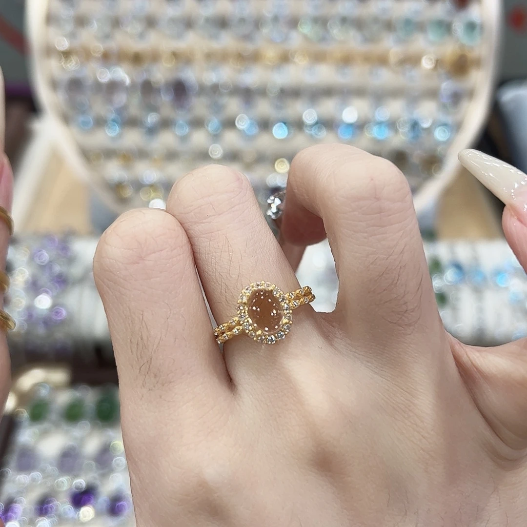 @***.银S925镶嵌黄晶戒指