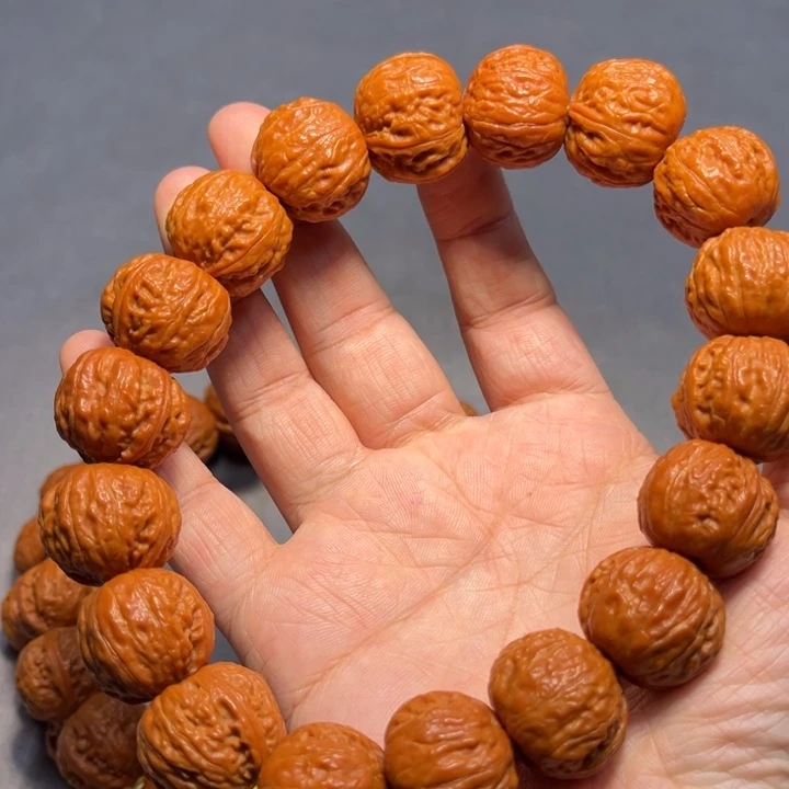 文玩核桃把件磨盘手持8242