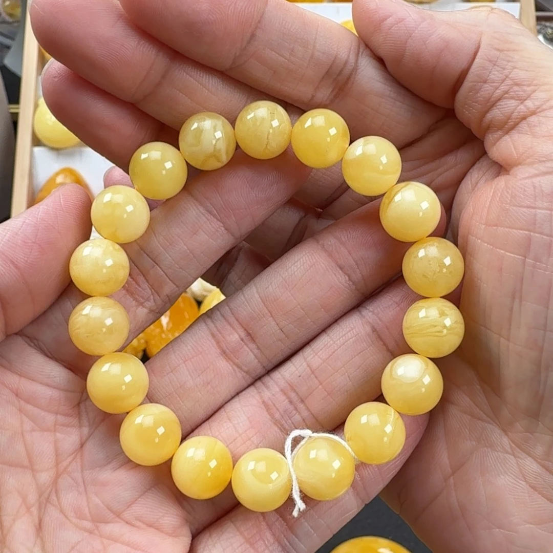 蜜蜡未镶嵌手链蜜蜡