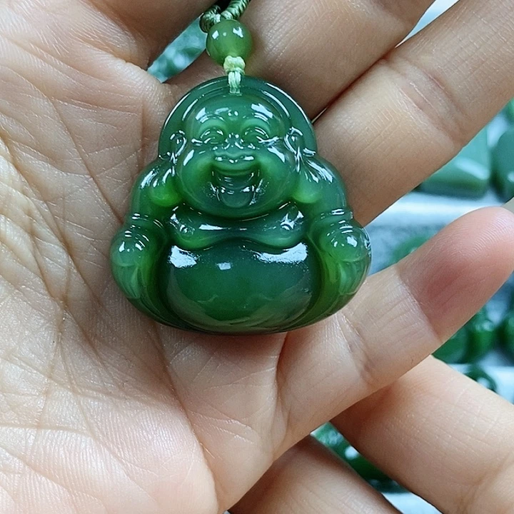 吊坠(不含链)未镶嵌和田玉（碧玉）34