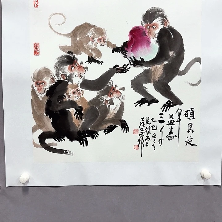 国画亲笔手绘放心去藏