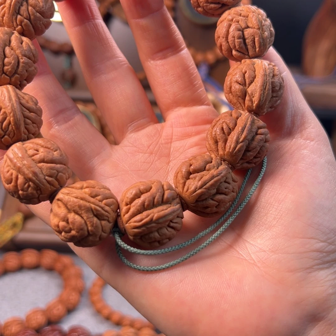 福***星桃核吊坠21霸王龙元宝