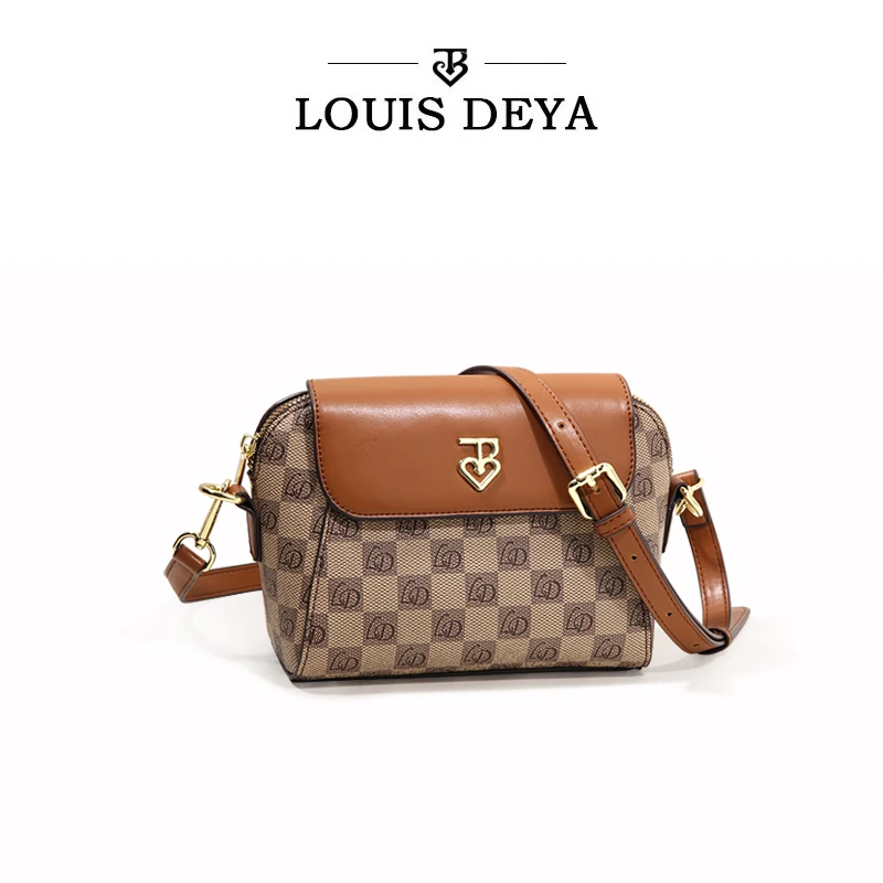 新款时尚贝壳包翻盖撞色单肩斜挎包