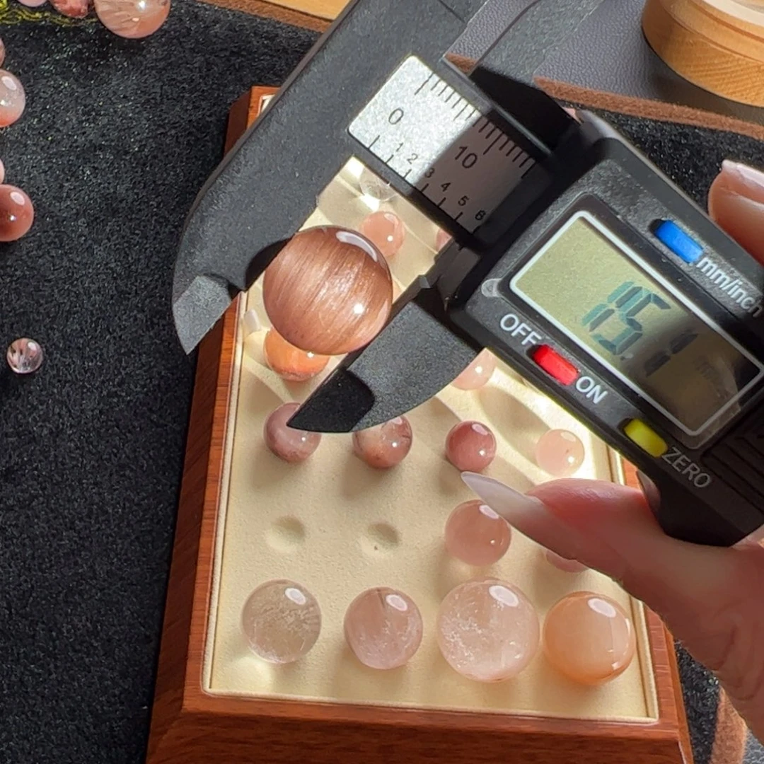 猫***9水晶手链未镶嵌15.1m定制通孔不退不换