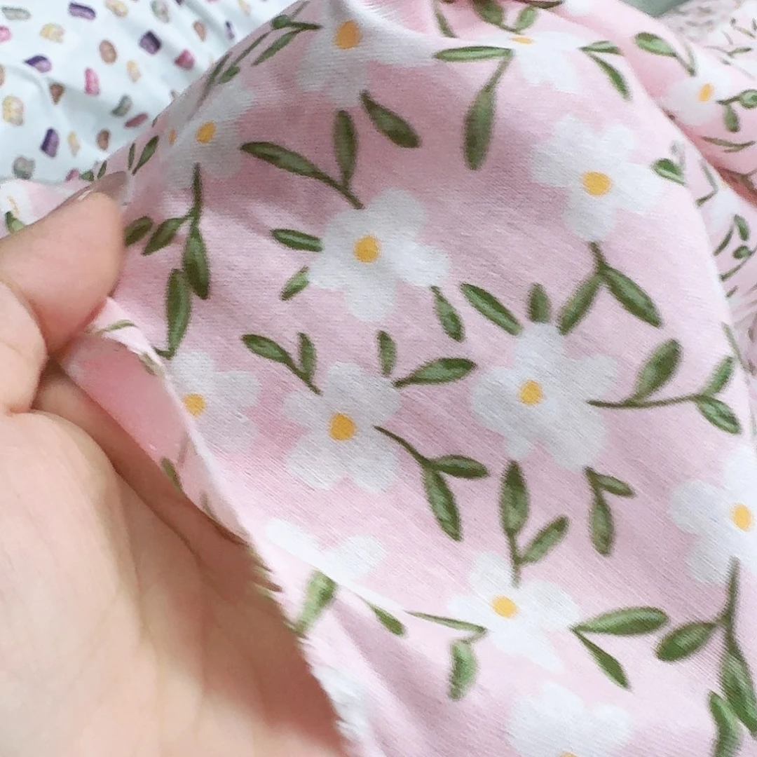 棉3号纯棉碎花棉麻一米