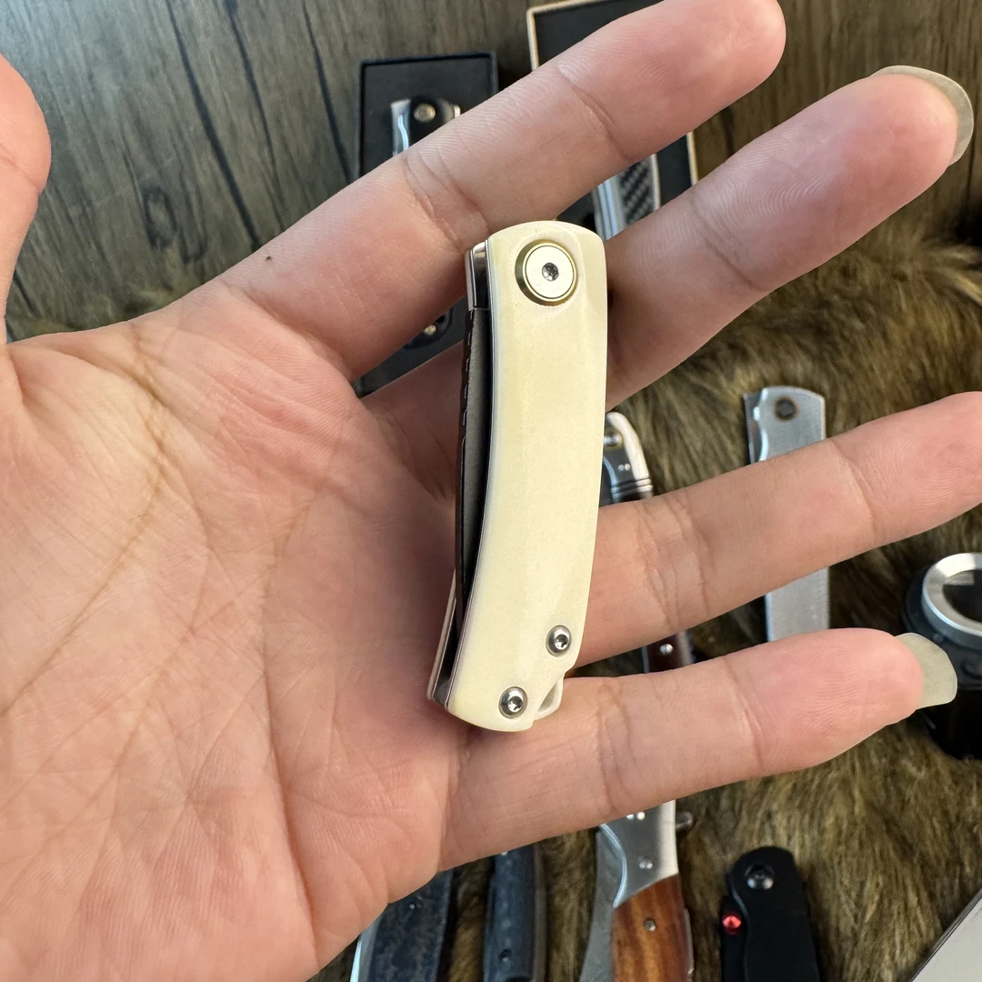 （驼骨）锻造伍兹钢多功能户外口袋小刀