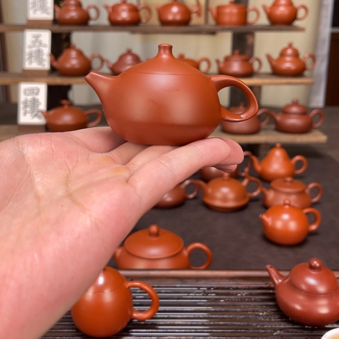 树***也紫砂茶壶玉兔55cc