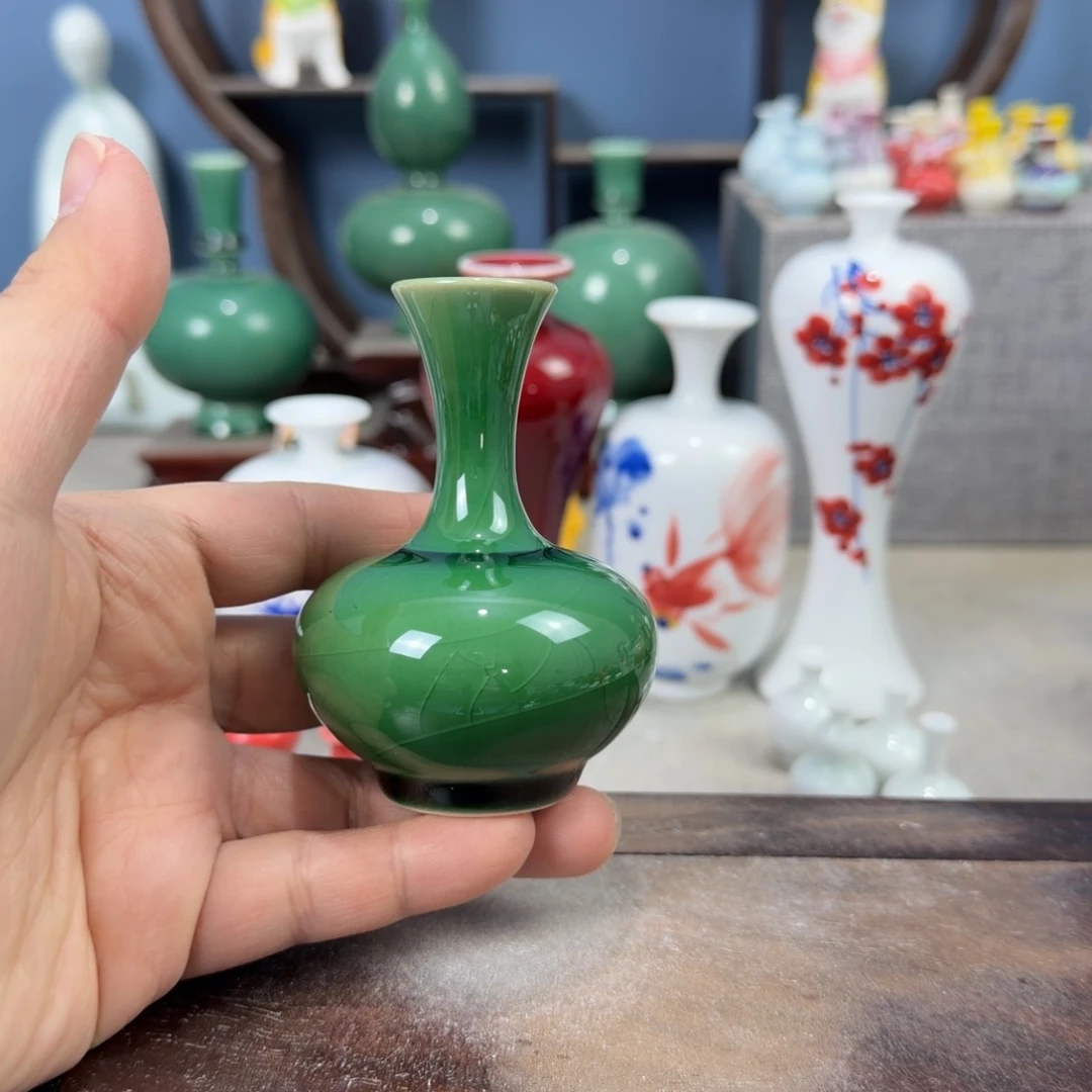 陶瓷手工小花器摆件