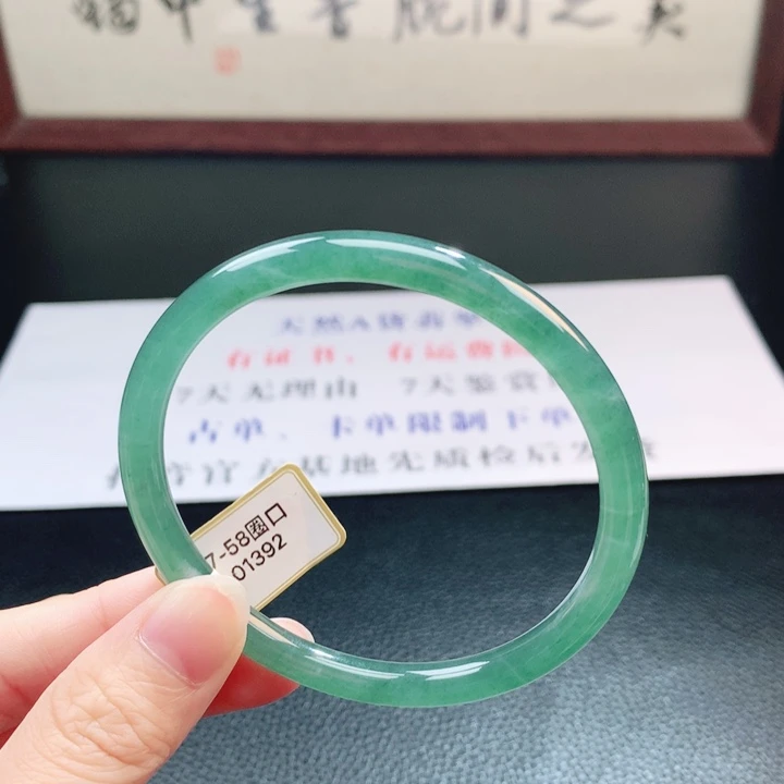 翡翠未镶嵌手镯翡翠手镯48