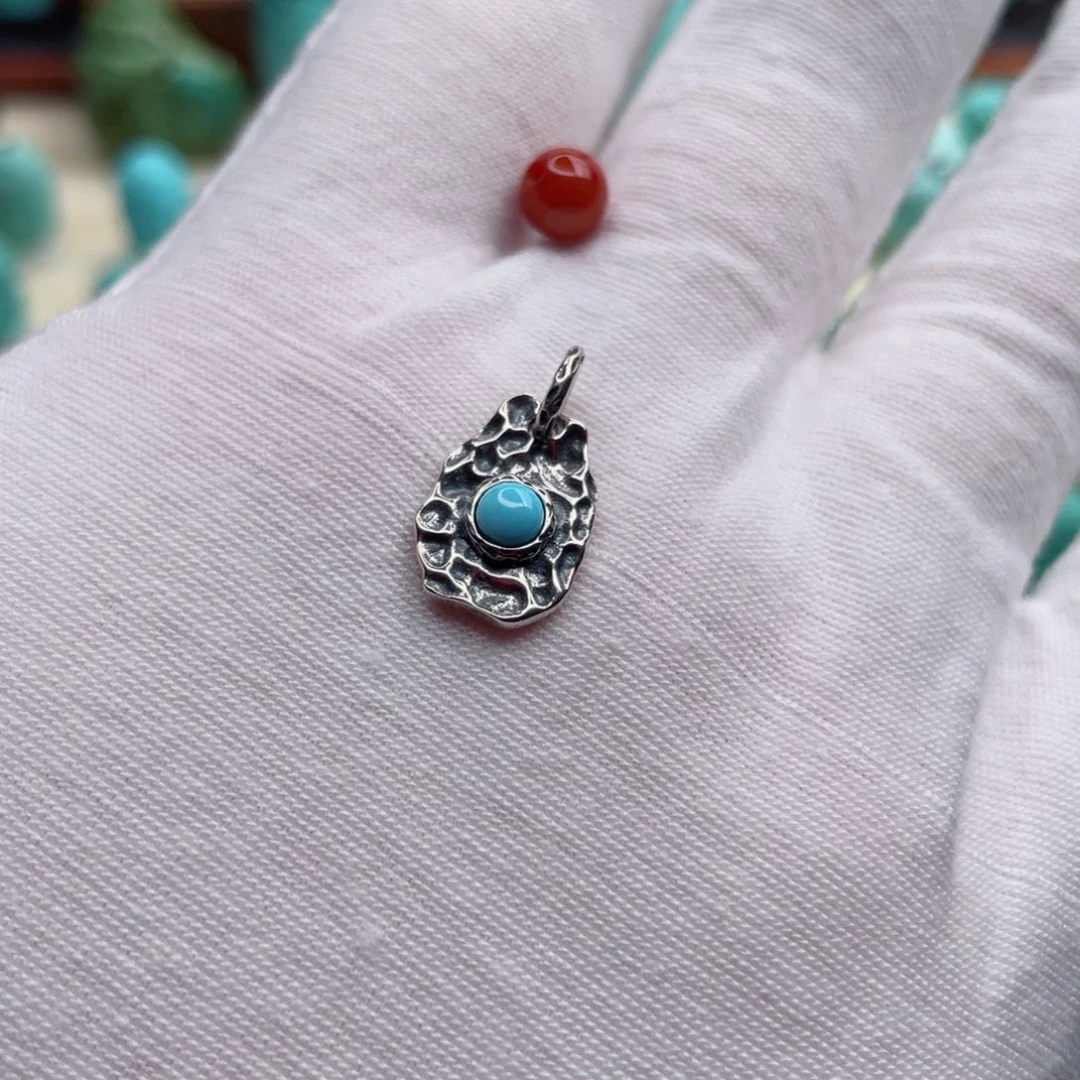 银S925镶嵌南红玛瑙珠宝奇石