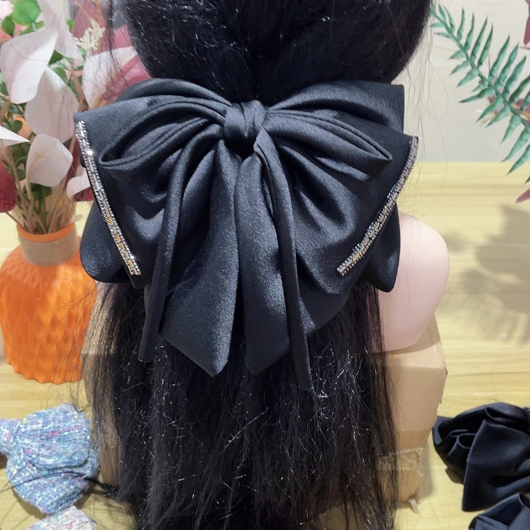 布艺铁合金蝴蝶结发夹