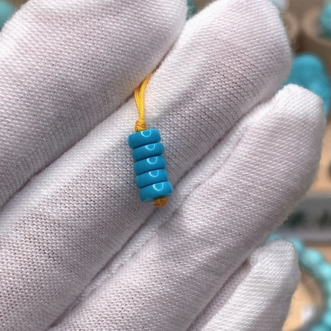 绿松石未镶嵌珠宝奇石4.6mm