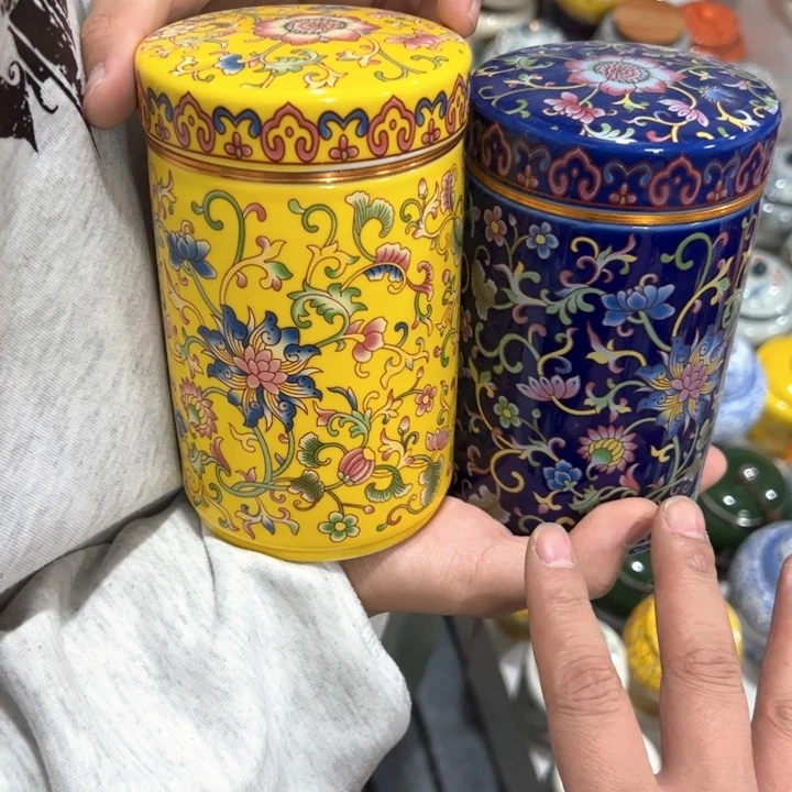 罐茶叶罐陶瓷家用储物罐