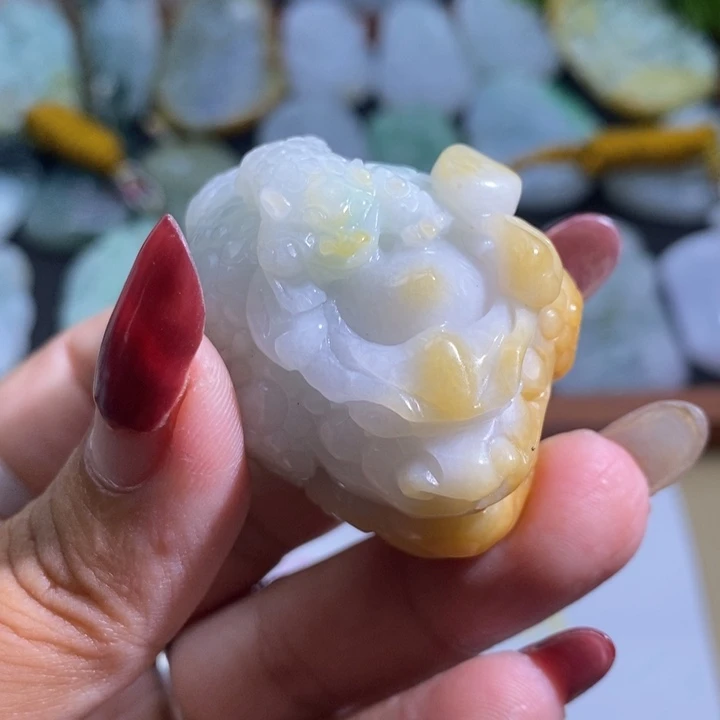 【闪购商品】翡翠挂件未镶嵌金蟾