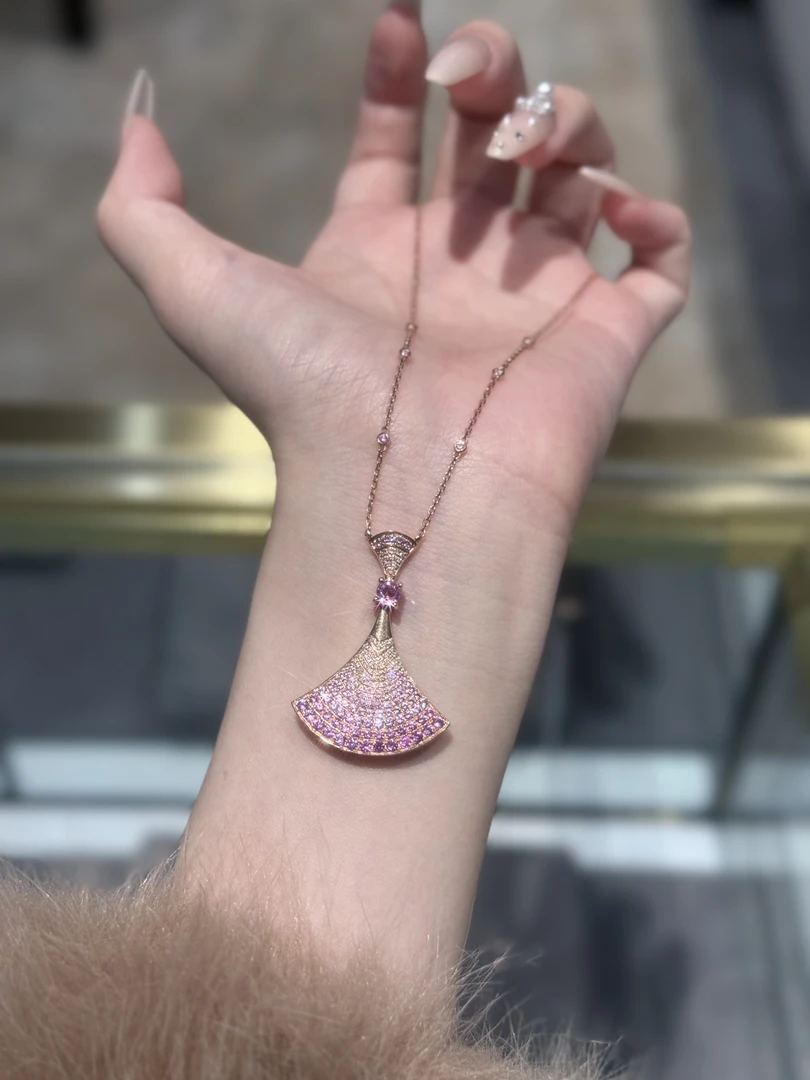 【千盟珠宝】 0131 18k 彩宝大裙子项链 ZSXL