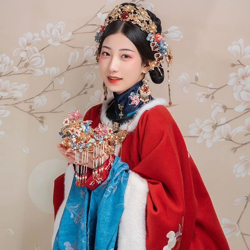 稷氏小筑   梦梦后压    古风发饰