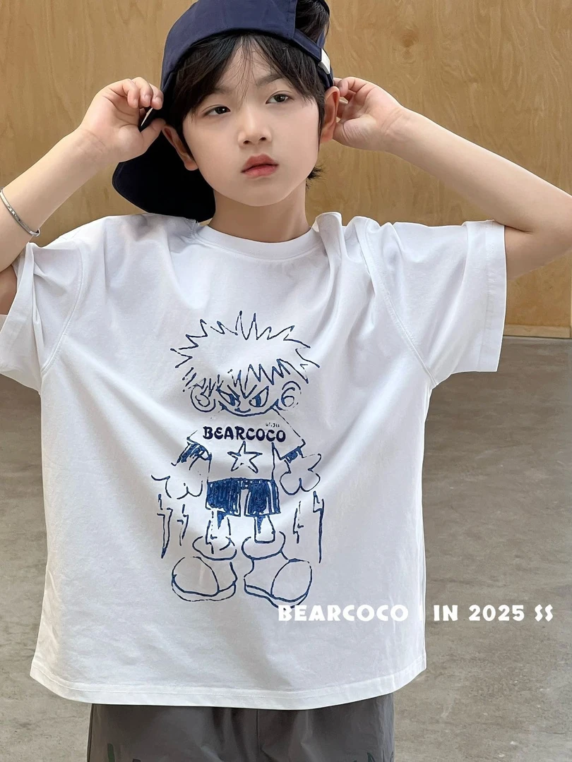 5625闪电小子T恤上衣夏季儿童衣服夏装痞帅XXKK