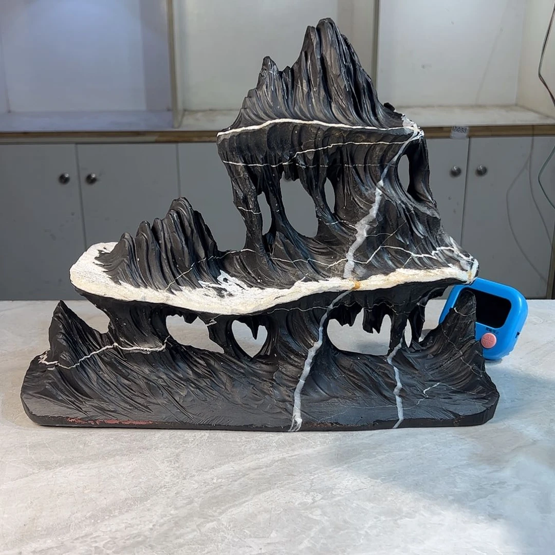 灵璧奇石博览会摆件老*