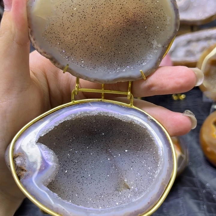 未镶嵌发饰水晶白晶盆