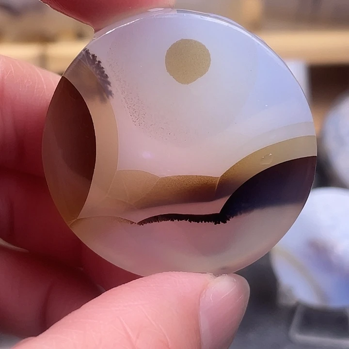 玛瑙/玉髓吊坠(不含链)未镶嵌