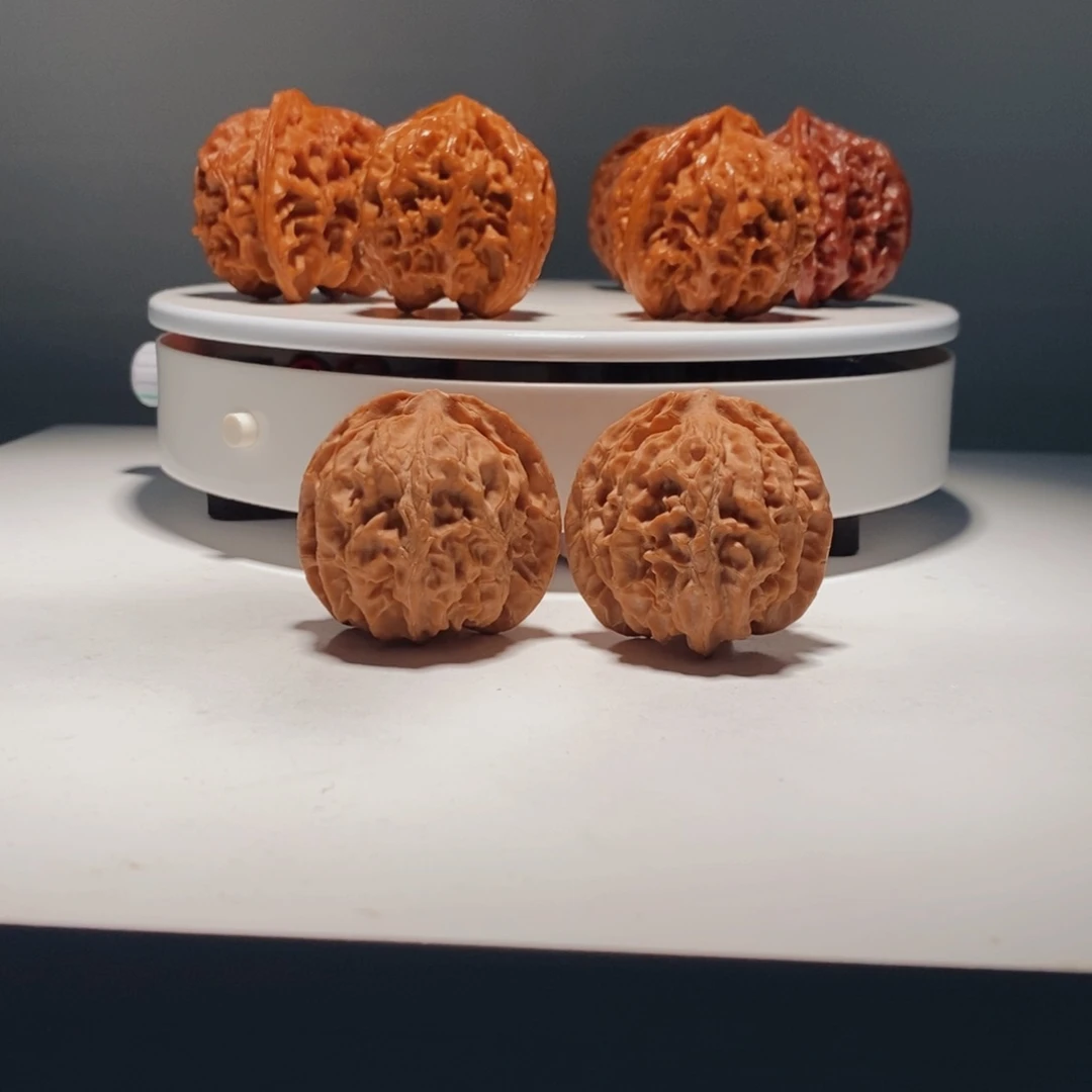 文玩核桃把件  482号-逸捻橙皮苹果园-39尺寸