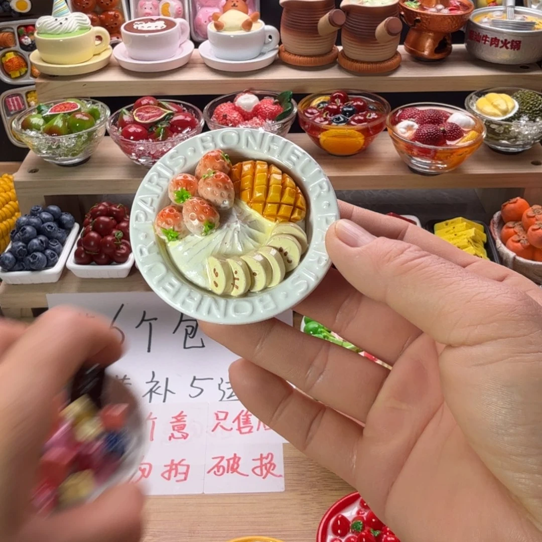 树脂食玩冰箱贴凭开箱视频售后
