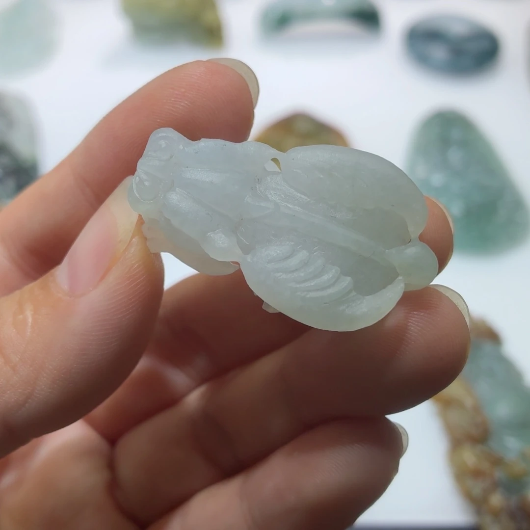 定制翡翠未镶嵌毛货