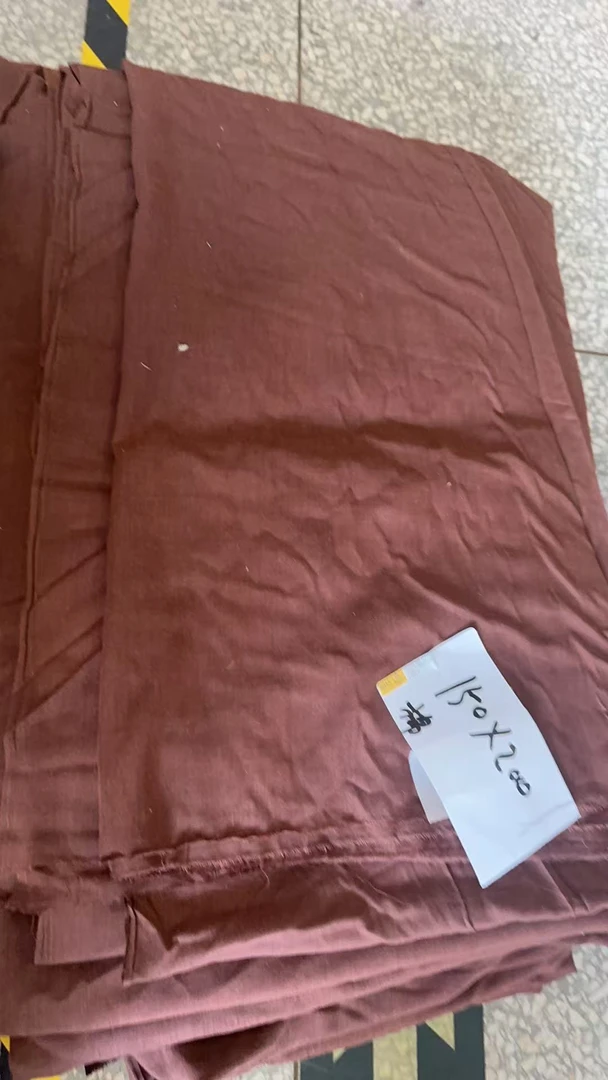 《兵哥外贸》3楼150×200棕色系全棉布料 发2张 微瑕疵不挑色