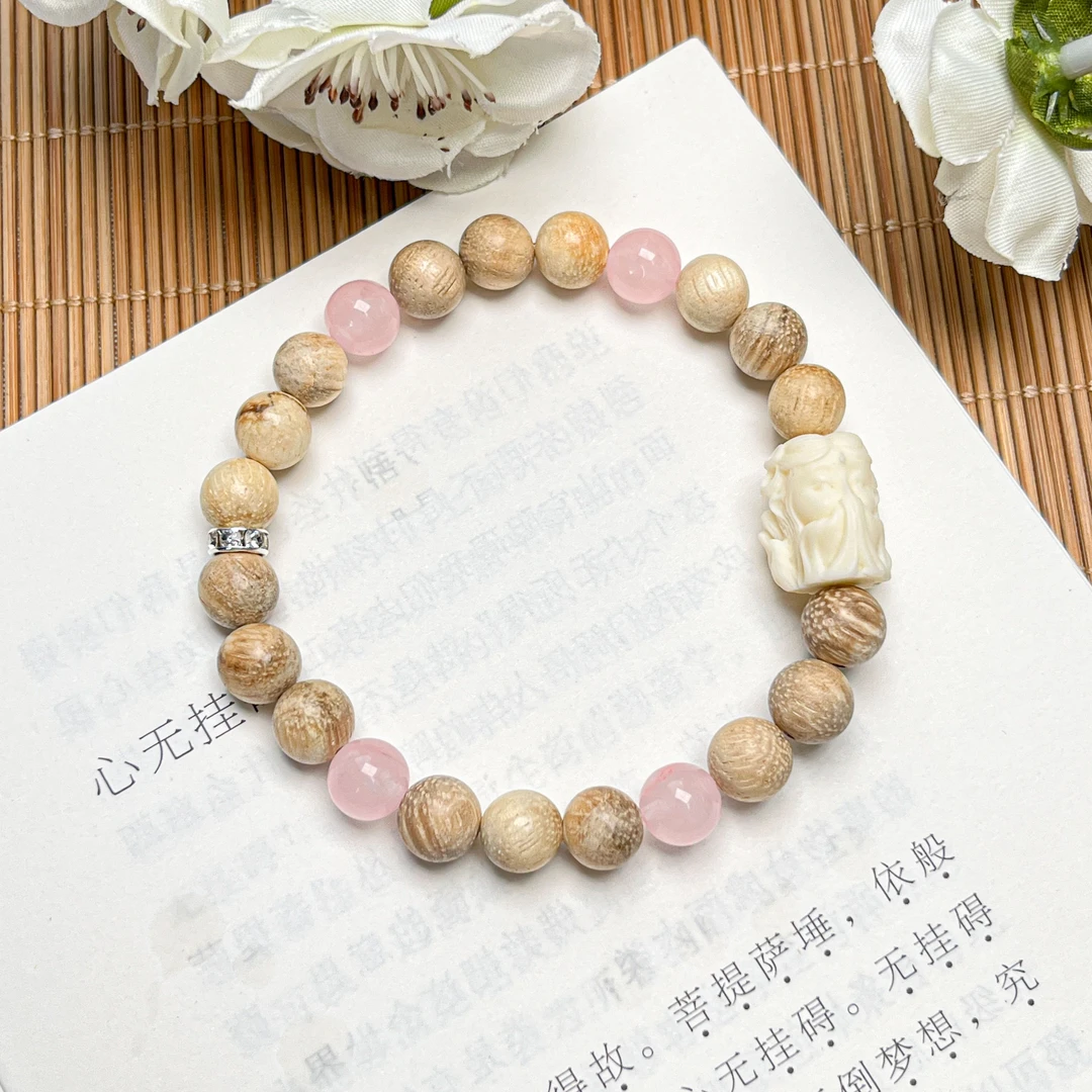 奶香木圆珠凡芸手串8mm    A-Z496035