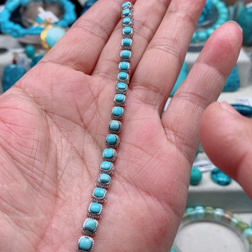 【闪购商品】绿松石绿松石银S925镶嵌