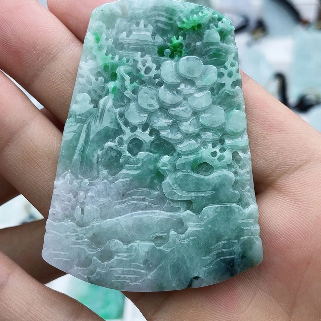 颈饰未镶嵌翡翠翡翠