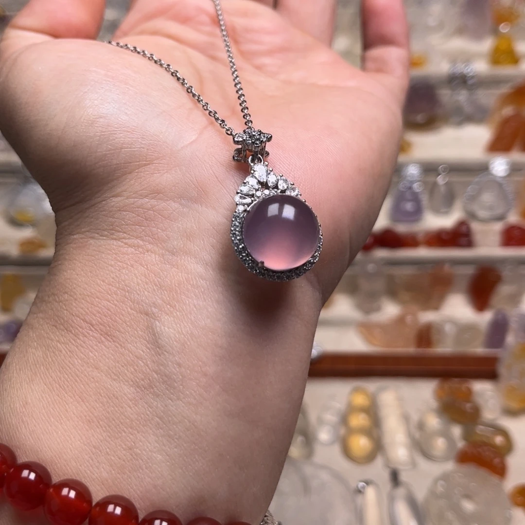 玛瑙/玉髓合金颈饰