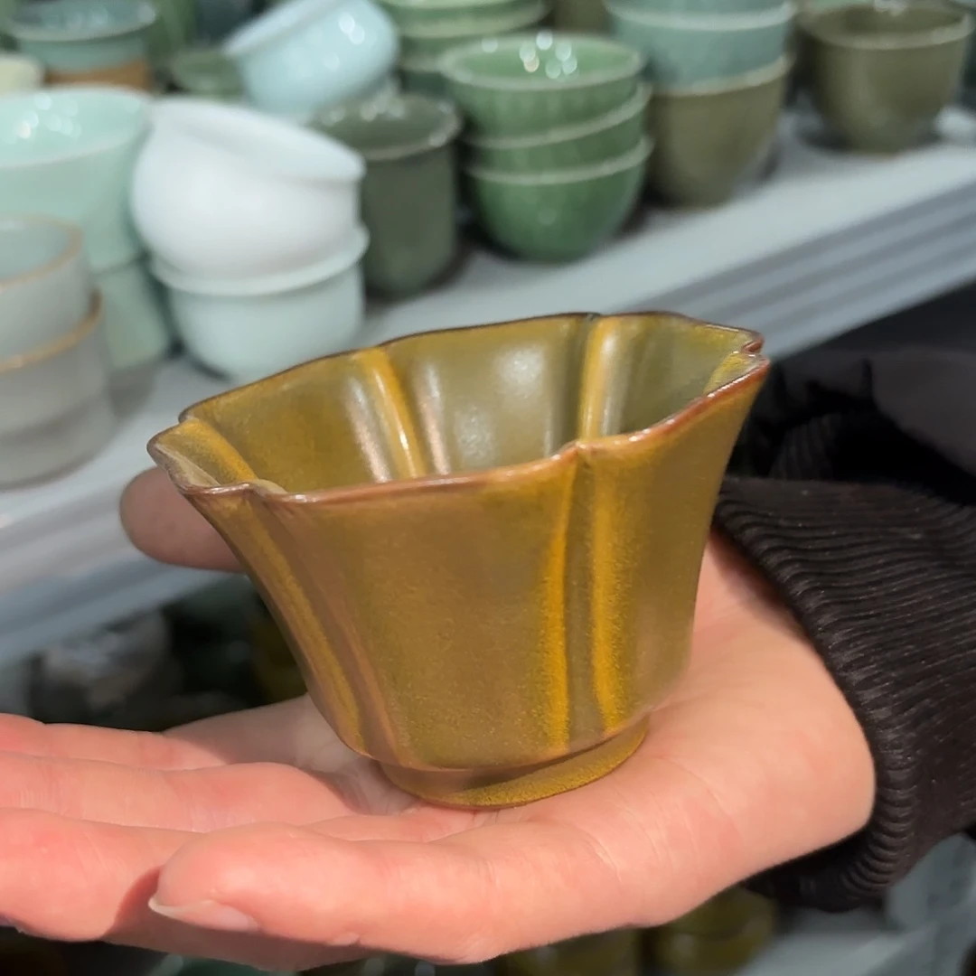 龙泉云间青瓷小米茶器