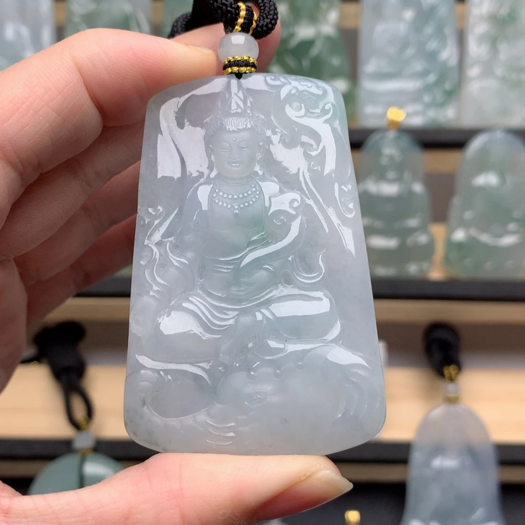 颈饰未镶嵌翡翠普贤
