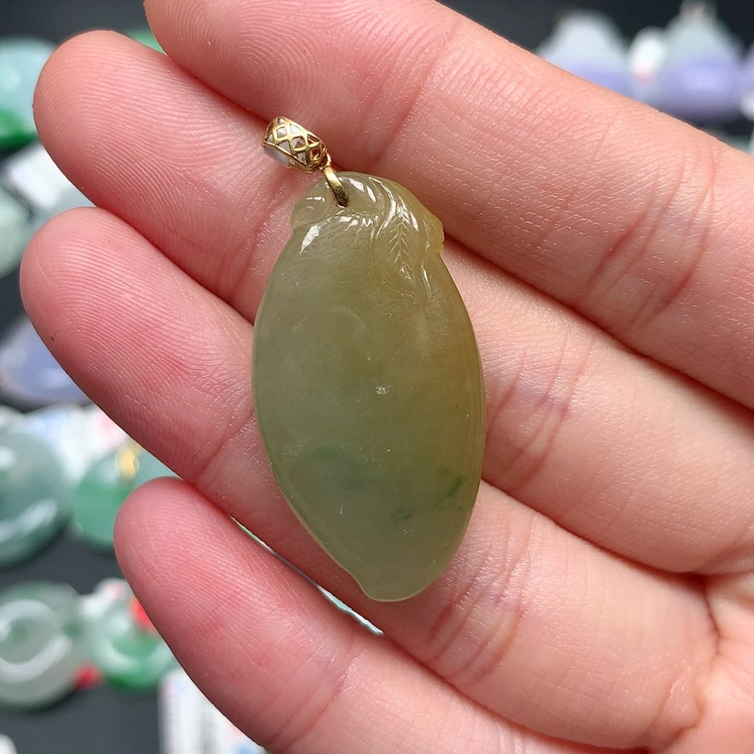 颈饰未镶嵌翡翠翡翠吊坠