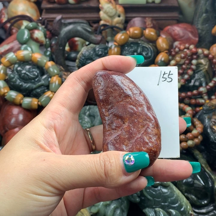 岫岩河磨玉（透闪石质玉）把件未镶嵌