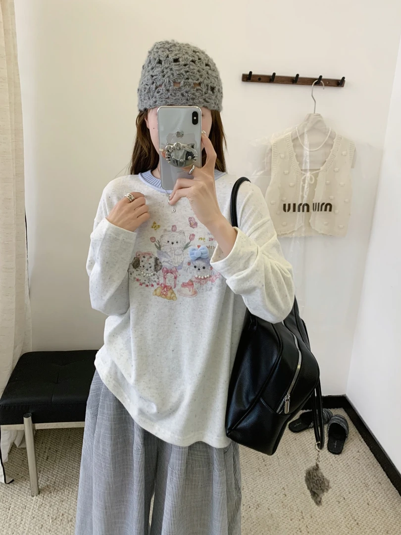 肉肉专属【101-200】秋季新款韩版时尚女装上衣T恤洋气930