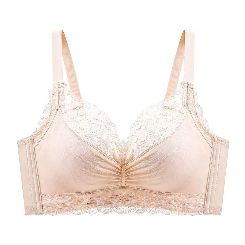 厚杯内衣女聚拢舒适无钢圈收副乳防下垂上托手掌女式杯胸罩