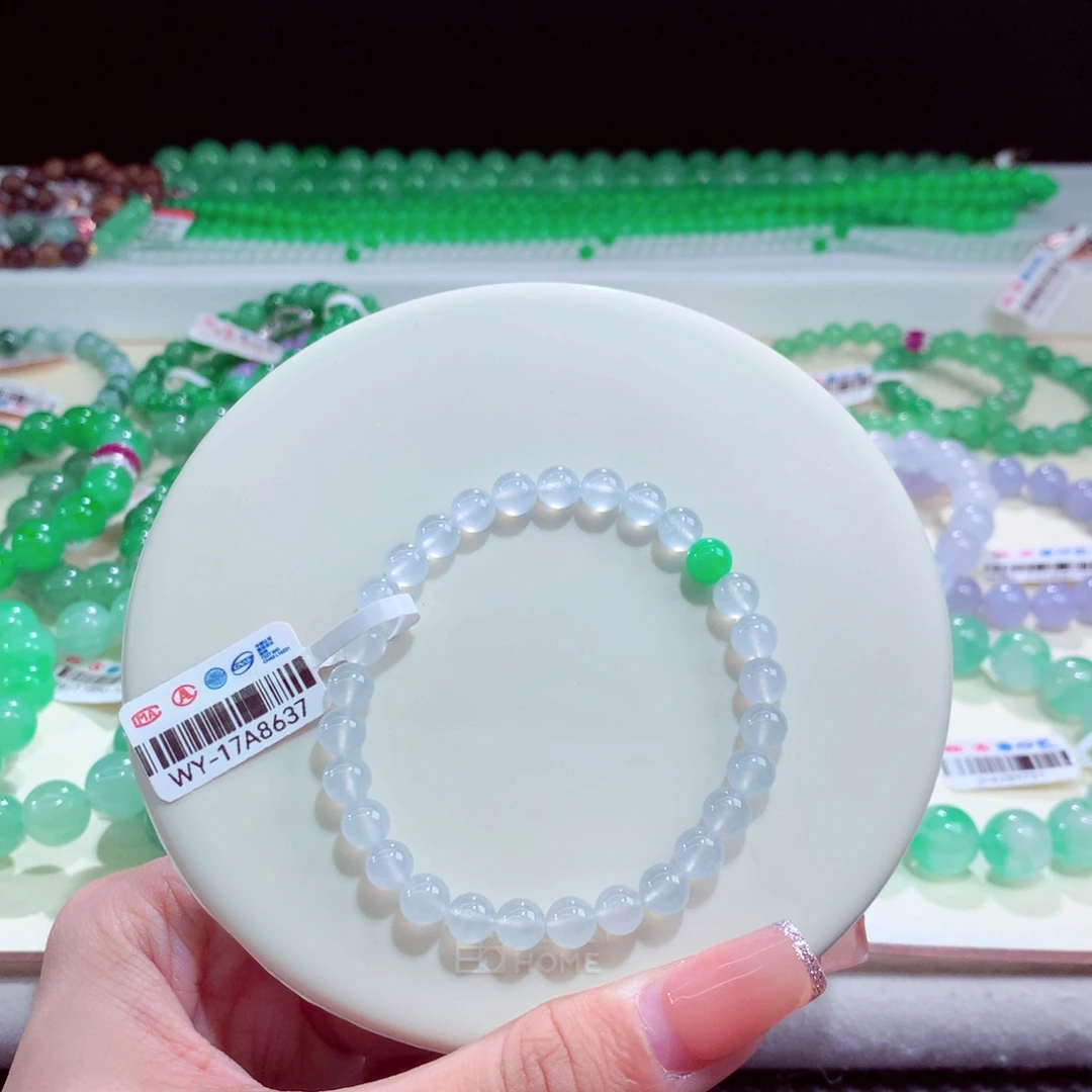 翡翠未镶嵌手链卡6