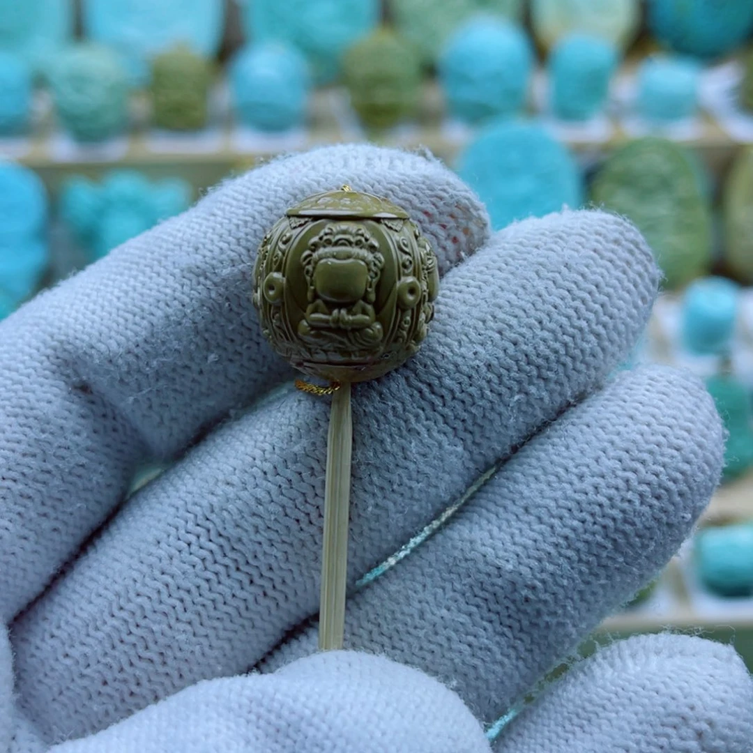 绿松石未镶嵌配饰17mm