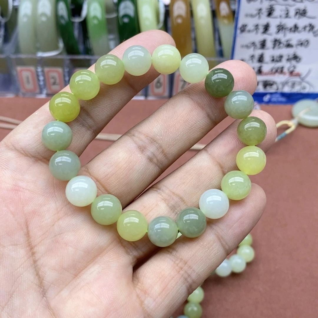 未镶嵌手串和田玉卡10