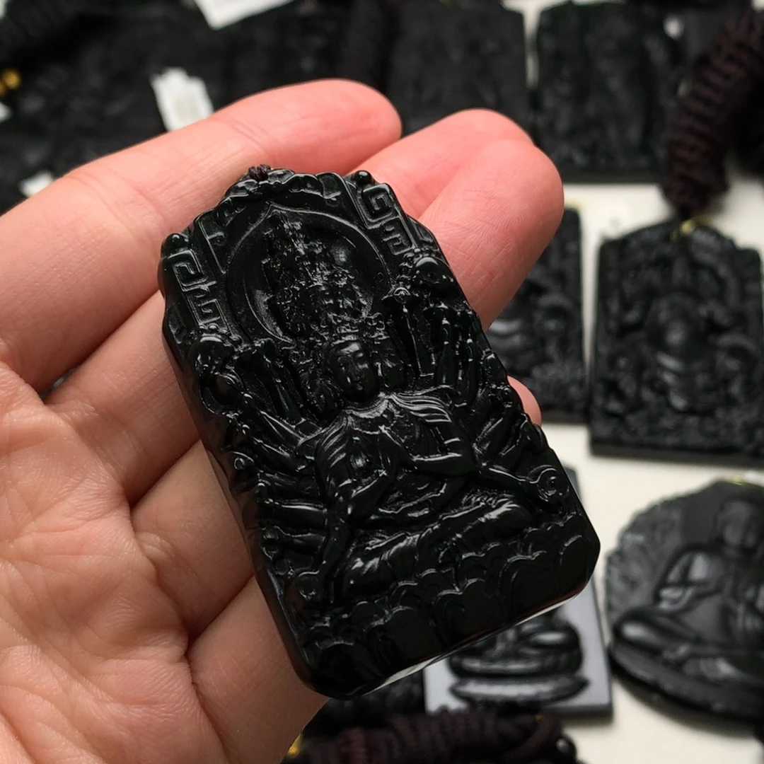 天然a货钢琴黑挂件