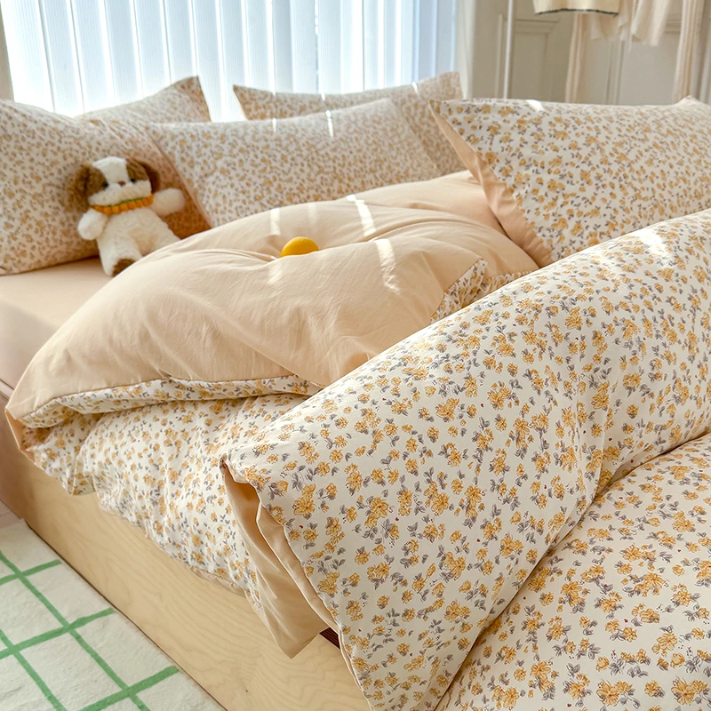 2026新款爆款韩国小布袋古法加厚云感棉四件套