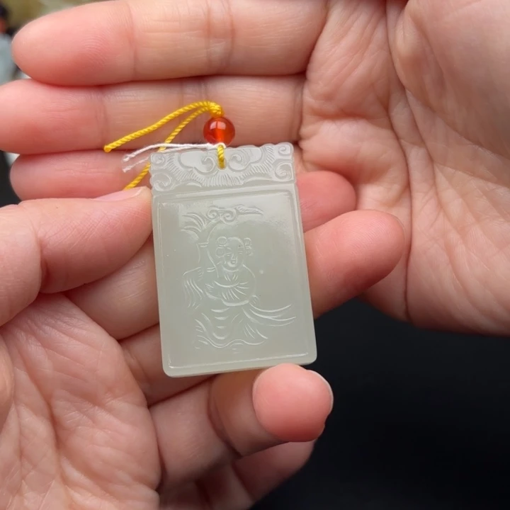 未镶嵌和田玉挂件芬****5
