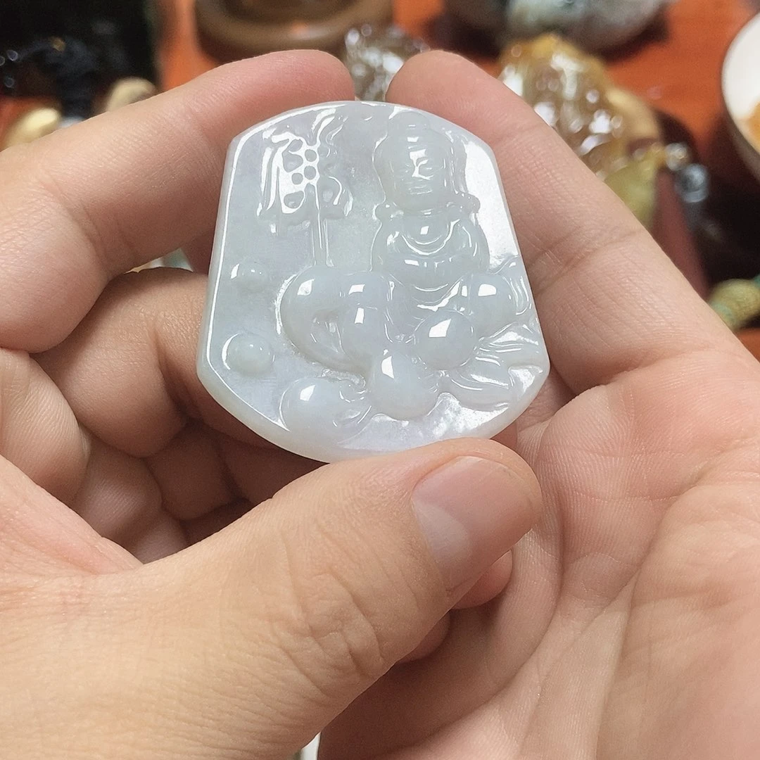 翡翠未镶嵌颈饰翡翠挂件五级福利