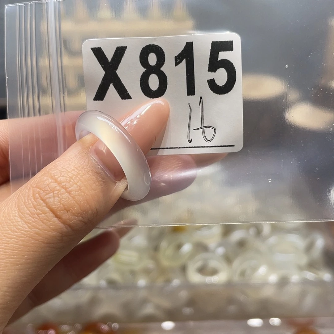 玛瑙/玉髓未镶嵌戒指815